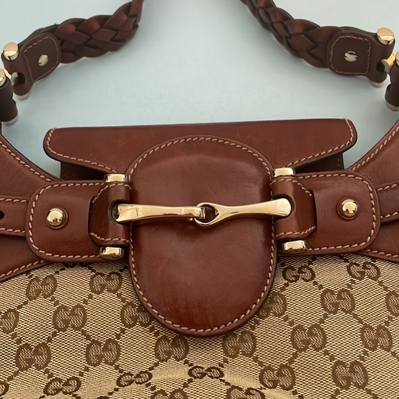 GUCCI Monogram Horsebit Bag - Picture 5 of 13